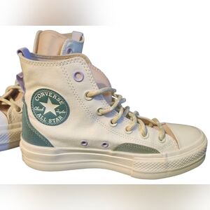 Converse Chuck Taylor All Star Lift Hi Top Colorblock Sneakers, Women's Size 7
